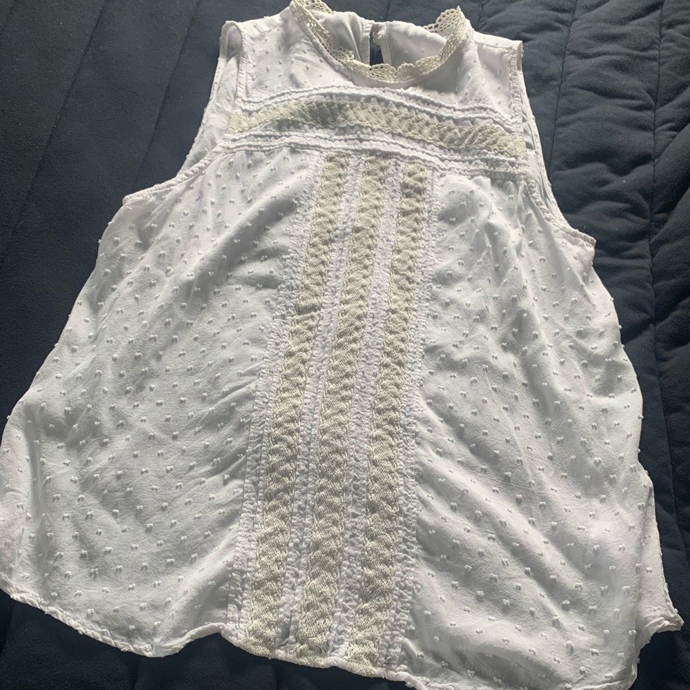 White fancy shirt